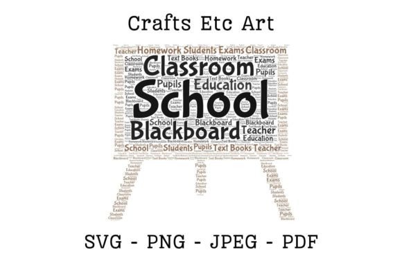 Blackboard Word Cloud for Creative Branding