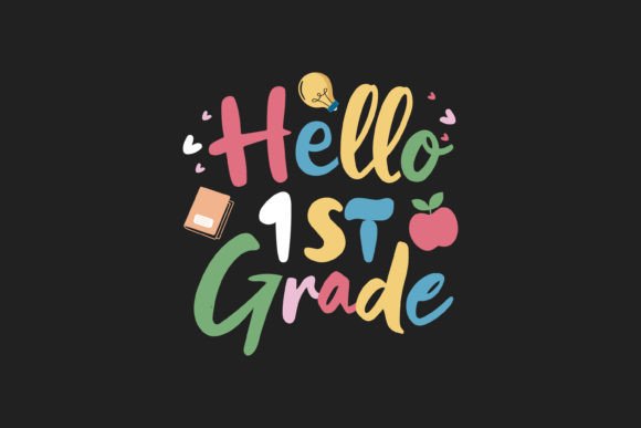 Branding Boost with Hello 1st Grade T Shirt Design