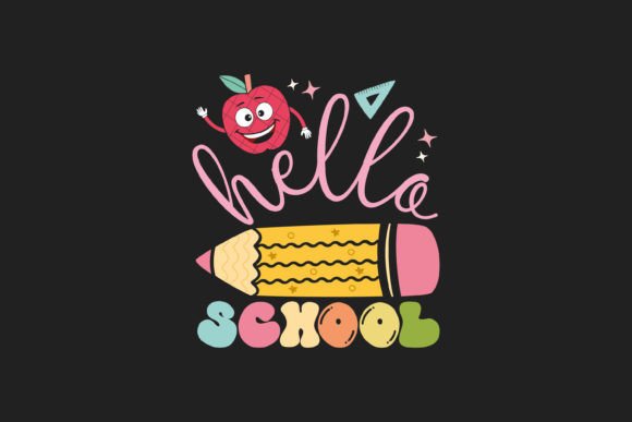 Branding Boost with Hello School T Shirt Design