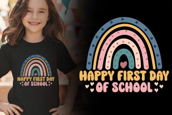 First Day of School Kindergarten SVG Graphics