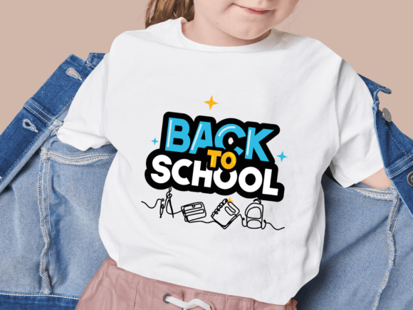 Happy First Day of School Shirt Graphics for T-Shirt Designs