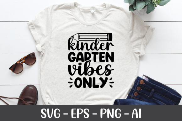 Kinder Garten Vibes Only SVG: A Graphic Asset for Playful Branding