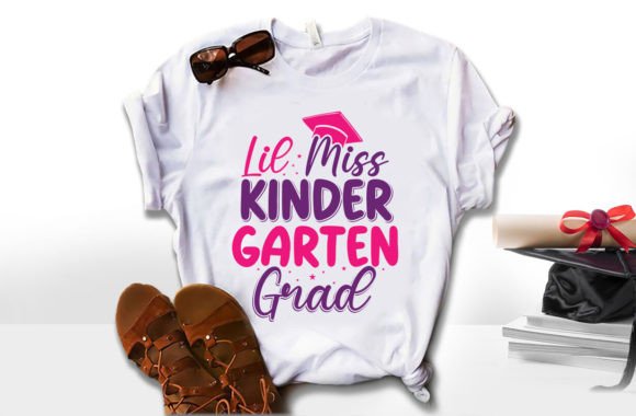 LIL MISS KINDERGARTEN Graphics & T-Shirt Designs