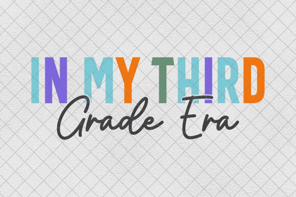 Third Grade Era Teacher Graphics for T-Shirt Designs
